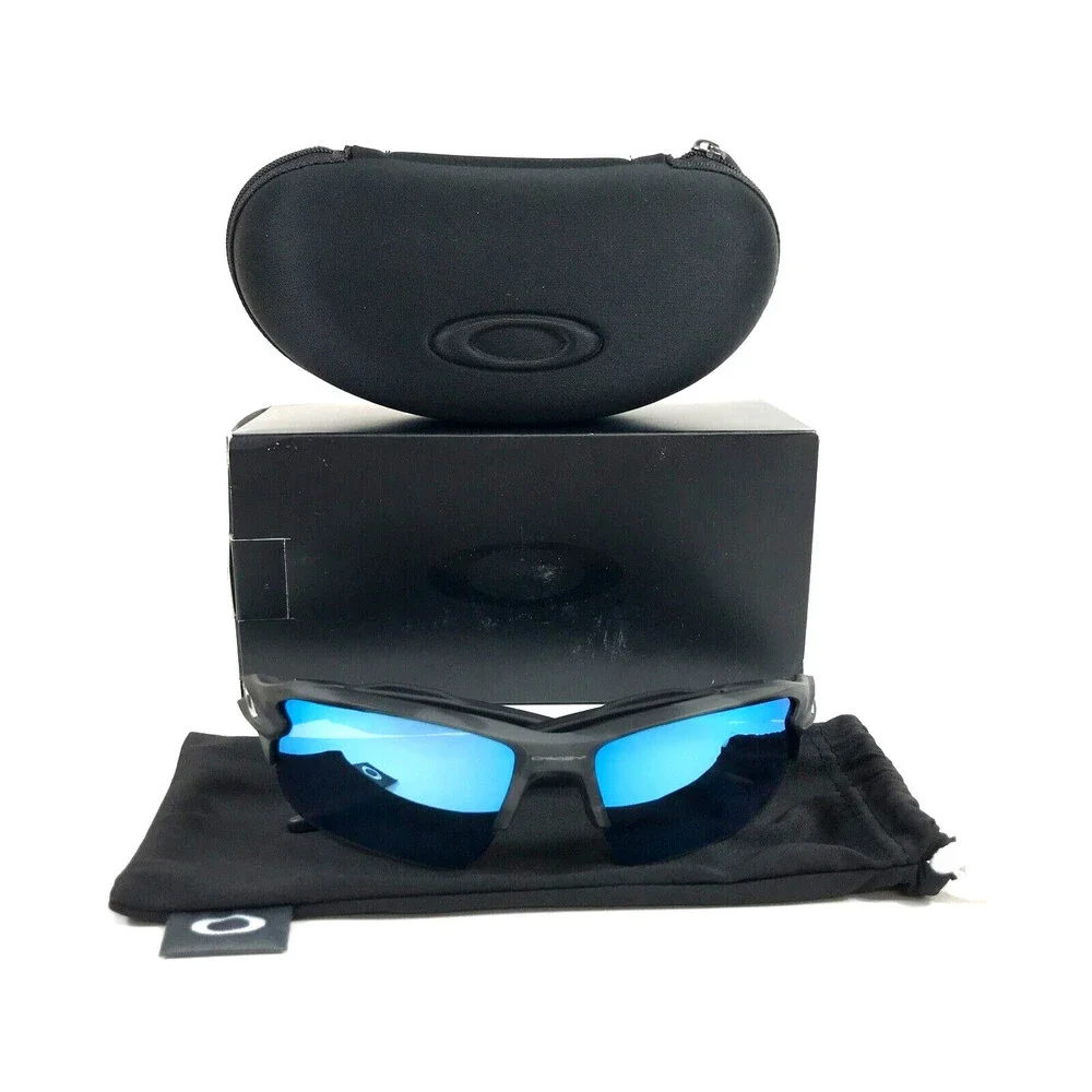Oakley Sunglasses Flak 2.0 XL OO9188-G359 Matte Black Camo with Prizm Deep Water